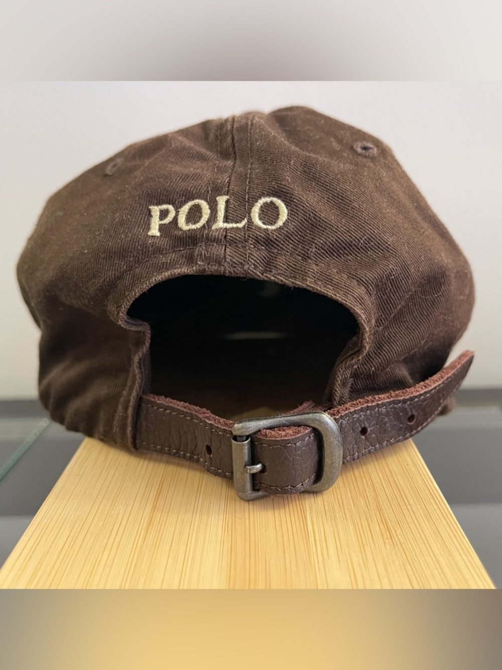 Polo by Ralph Lauren Dark Brown Polo Pony Baseball Cap - Picture 3 of 3